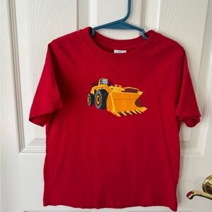 Hanna Andersson Construction Truck Graphic Short Sleeve shirt size 110 (5)